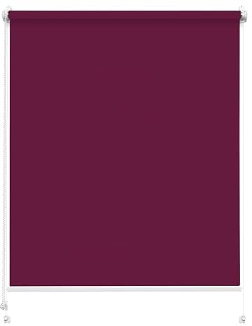 Rettika Sichtschutz Rollo ohne Bohren - Violett, Breite: 75cm, Höhe 150 - Rollos für Fenster ohne Bohren, Fenster rollos für innen, Jalousien zum Klemmen, Klemmrollo