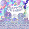 175Pcs Mermaid Birthday Decorations - Balloons, Party Plates, Banner, Cups, Scale Tablecloth, Cake Toppers for Girl Kids Little Ocean Party Supplies