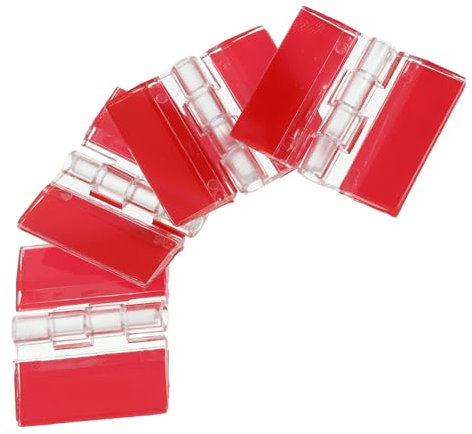 OSALADI 4stücke Selbstklebende Acrylscharniere Flexible Geräuschlose Mit Starker Doppelklebestreifen-befestigung Kompakt Langlebig Geeignet Für Schrank Glastüren
