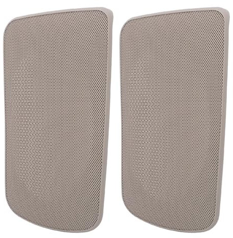 AOWINHIT Rear Speaker Grille Cover Sound Grill Beige Color 2PCS Upgrade Interior Car Speaker Cover,Locks and Accessories