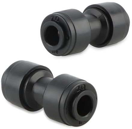 Kalolary 30PCS Raccordi Rapidi Dritti 1/4 per Irrigazione a Goccia