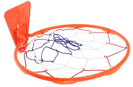 KOMBIUDA Indoor Basketballkorb Für Kinder Wandmontage 34cm Mit Zubehör Aus Kunststoff Für Jungenzimmer Training Für Drinnen Und Draußen