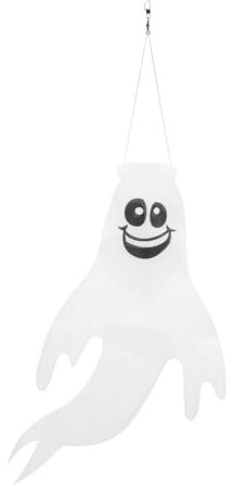 ibasenice 1 Pieza Bandera Decorativa de para Halloween Adorno Colgante con Diseño Clásico para Decoración Exterior y Dirección del Viento