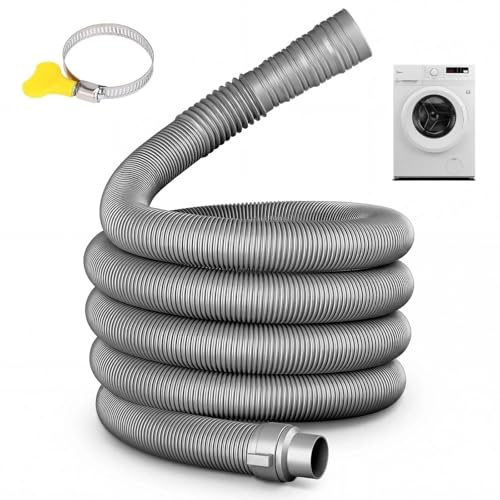 Eulihent 4M Kit de Manguera para Aguas Residuales Tubo de Desagüe Plegable para Caravana Manguera para Evacuación de Autocaravana Manguera de Desagüe Plegable para Caravanas