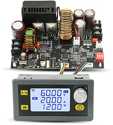 Alimentatore a tensione stabilizzata regolabile CNC modulo riduttore di e corrente costanti con display LCD controllo tramite APP WIFI memoria multi-gruppo funzioni protezione multiple