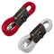 2 x Male XLR to 6.35mm Stereo Jack Lead/Balanced Signal Patch Cable / 2 Pack 10m Red/White