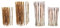Staketenzaun Edelkastanie 175 x 500 cm (Lattenabstand 4-5 cm) - Staketen Roll Zaun Kastanie - Garten Kastanienzaun Natur
