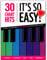 30 Charthits - It's so easy! - 30 absolute Charthits der Popmusik für Klavieranfänger - Notenbuch mit mit bunter herzförmiger Notenklammer