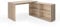 Vicco Eckschreibtisch FlexPlus, Winkelschreibtisch, Sonoma, 137 x 60 cm