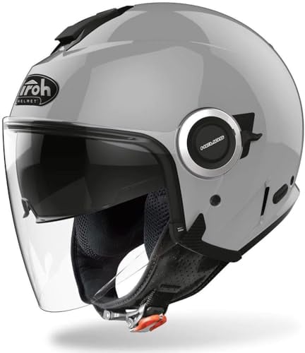 AIROH CASCO JET HELIOS COLOR CONCRETE GREY GLOSS L