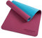 BERGMANN Yogamatte mit Tragegurt, TPE Fitnessmatte rutschfeste Gymnastikmatte, umweltfreundliche Übungsmatte, Sportmatte für Yoga, Pilates Heimtraining, 183 x 61 x 0.6cm
