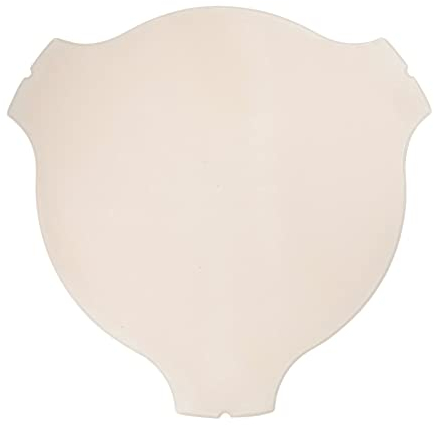 Quantfire Ceramic Plate Setter for Large Big Green Egg Accessories, Heat Deflector, Ceramic Fluted Pizza Stone for Other 18 Kamado Grill(No Elevated Feet)