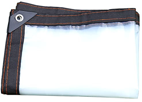 Abdeckplanen 7m breit - Länge wählbar - Plane wasserdicht Schwerlast Transparent Pflanze Staubdicht Carport PE Kunststoff Außenzeltplane, Dicke: 0,12 mm