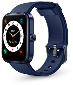 SPC Smartee Star – Smartwatch mit 1,5 Zoll (40mm) IPS-Display, 1 Woche Akkulaufzeit, 14 Sportmodi, wasserdicht 50m, Oximeter, Frauengesundheit - Blau