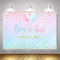Berrysun Geschlecht Offenbaren Hintergrund, Gender Reveal Dekorationen, Boy or Girl Party Banner Hintergründe, für Baby-Geschlechts-Hintergrund, 70.8 x 47 Inch