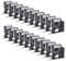 20x Kompatibel für Dymo D1 Etikettenband 12mm x 7m 45013 A45013 S0720530 Schwarz auf Weiß Schriftband für Dymo Gerät LabelManager 160 210D 360D 280 420P 500TS PnP Labelpoint 250 150 100 200 350