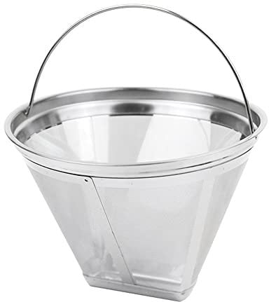 Evvmnaks Coffee Filter Coffee Maker Reusable Stainless Steel 4 Cone Coffee Filters for Ninja Coffee Maker, Accessories