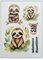 Bügelbilder Set für Textilien DIN A4 Kinder Mädchen Jungen Pferde Weihnachten groß klein Aufbügelbild zum aufbügeln verschiedene Designs (Design 17)