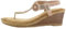 ella Womens Wedge Sandals Holiday Sparkly Summer Embellished Diamante Evening Comfort Shoes (Wendy Rose Gold, UK Footwear Size System, Adult, Women, Numeric, Medium, 8)