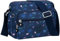 NEWIROVE Borsa Tracolla Donna Crossbody in Nylon - Borsetta Impermeabile Media Sportiva per Lavorare, Shopping, Viaggio - Grigio, Fiore