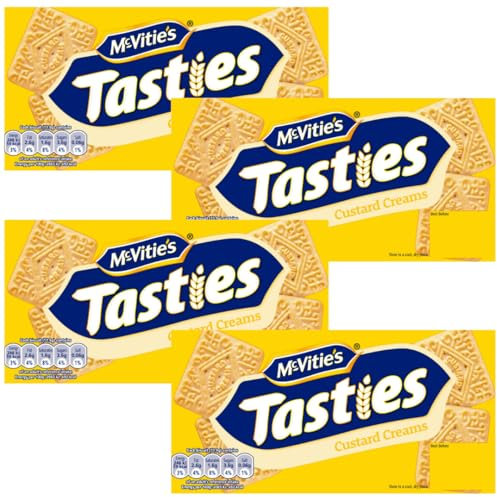 Biscuit Bundle With Classic Custard Cream Biscuits 300g (4 Pack)