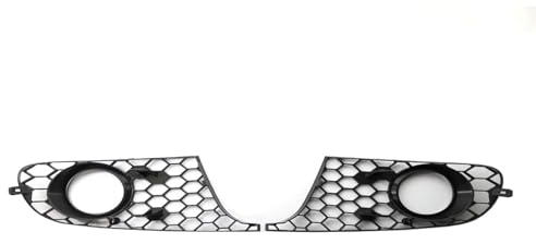 BDWXJP 2 Stück Auto Nebelscheinwerfergitter für VW Golf 6 MK6 2009-2013, Auto Nebelscheinwerfer Gitter Abdeckung Links und Rechts Frontstoßstange Kühlergrille