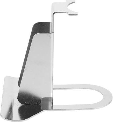 Metallener Poolschlauchhalter in Silber für Gartenpool