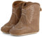 Cheerful Mario Stivaletti Neonato Neonata Stivali da Cowboy Prima Infanzia Scarpe Primi Passi in PU pelle Marrone-C 12-18 Mesi