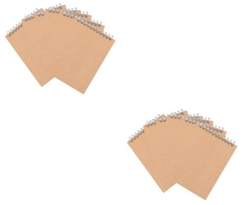 Operitacx 24 Pezzi Diario Quaderno Quaderno Scolastico Quaderno Da Ufficio Copertina Kraft Blocco Da Disegno Vuoto Quaderni Vuoti Quaderno Da Viaggio Tablet Per Appunti Blocco Note Vuoto