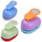 Amexo Stanzer Kreis Papierstanzer Rund Set, 3 Runde Motivstanzer Stanzer Kreisstanzer, Kinder Runde Motivlocher für DIY Scrapbooking Basteln (8mm/16mm/25mm)