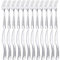 PionStar 24P Knife and Fork Sets, Stainless Steel Cutlery Set for 12 People, Forks Set of 12 & Knives Set of 12, Dishwasher Safe/Mirror Polished, Silverware Set Include Knife and Fork