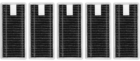 (5 Pezzi) X9 Pro Omni Filtri Hepa Di Ricambio Compatibili Con Robot Aspirapolvere Ecovacs Deebot X9 Pro Omni/ X8 Pro Omni/ T80 Omni/ X11 OmniCyclone/ X11 Pro Omni, Kit Filtri, Kit Accessori Filtri