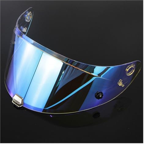 Motociclo Visiera for casco, visiera for casco compatibile con casco da moto HJC RPHA 70 RPHA 11 HJ-26 ST, occhiali da casco di dimensioni universali, accessori for moto (rosso)(Blue)
