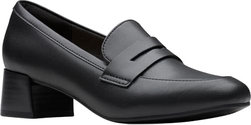 Clarks Women's Iridessa Sky Black Leather 7.5 Medium