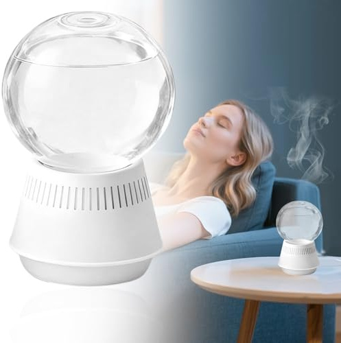Aromatherapie In Form Einer Umgekehrten Schneekugel, 360-Grad-Duftverteilung, ätherische öle Set Für Diffusor, Lang Anhaltender Duft Für Zuhause, Auto Oder Badezimmer (Pfirsich)