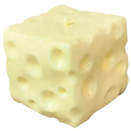 Jahuanoo Cheese Cube Fidget Toy Stress Ball Sensory Squeeze Slow-Rebound Shaping Cheese Gadget For Relax Focus Soft Novelty Unbreakable Cute For Home Dorm School Commuting Travel Car Rides Office Desk