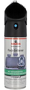 NIGRIN Performance Fleck-Entferner, Textilreiniger für Auto Innenraum, mit integriertem Bürstenkopf, 300 ml