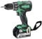 Hitachi Trapano avvitatore 18 V con potente motore brushless 70 Nm e batteria litio 5 Ah