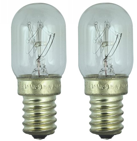 Pack of 2 - 15W Fridge Lamp for use in a Samsung Fridge. 240 V. SES (E14) Small Edison Screw Light Bulb
