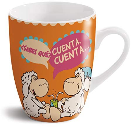 Nici Fancy Mugs Tasse aus Porzellan, 350 milliliters, mehrfarbig