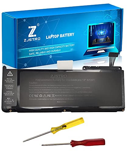 Ersatzakku für MacBook 13 A1331 A1342 (Ende 2009 Version MacBook 6,1, Mitte 2010 Version MacBook 7,1) MC207LL/A MC516LL [Li-Polymer 10.95V 63.5Wh]