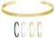 Max Palmer | Armband/Armreif mit Spruch - Gravur Love Yourself [04.] - Gold