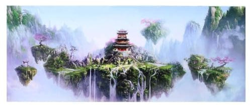 Aquarium Hintergrund Aufkleber Aquarium Hintergrund Plakat Dekoration PVC Schloss Muster Aufkleber Landschaftsbild Aquarium Hintergrund Plakat Hintergrund Dekorations Papier(61 * 30cm)
