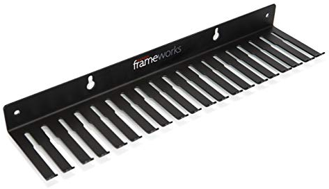 Gator Frameworks Wall Mountable Cable Hanger and Organizer with 19 Cable Slots; Ranges from 5-9mm Spaces (GFW-CABLEHANGER)