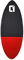 Circle One Skimboard EPS Epoxy Fiberglas, 132 cm, Rot