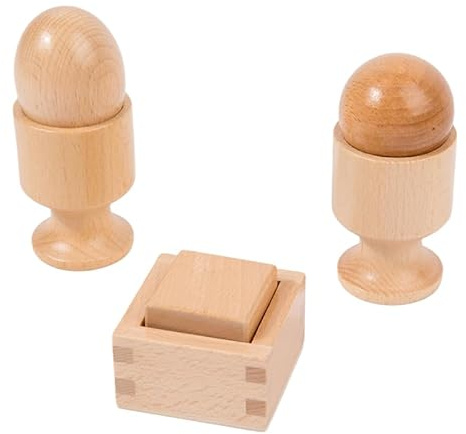 Montessori Infant Materials 3D Object Fitting Exercise
