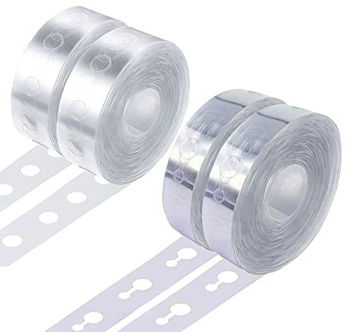 KkaFFe Balloon Arch Kit - Balloon Arch Strip Tape & Glue Dots (2*Single Hole+2*Double Hole)