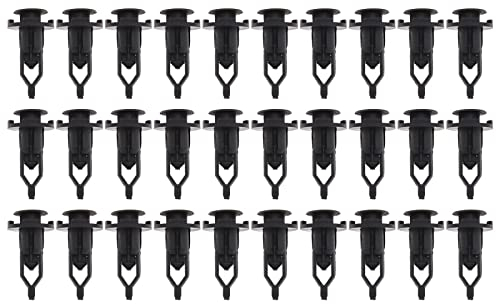 eMagTech Lot de 30 clips de fixation pour pare-chocs de voiture 52161-0K040 52161-02020 compatibles avec Lexus Toyota