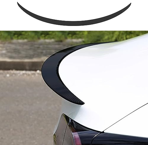 TOPABYTE Spoiler Original Heckspoiler Flügellippe Carbon für Tesla Model Y 2020-2024 Zubehör ABS Matte Kohlefaser