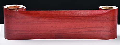 Tapetenbordüre selbstklebend Vinyl Sockelleiste Dekorative Bordüre Selbstklebende Home Bordüre selbstklebend für Küche für Badezimmer Wohnzimmer Klassisches Mahagoni glänzend 10cm X 1000cm